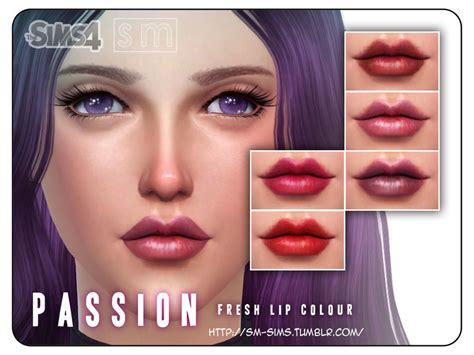 Sm Lipstick Lip Color Makeup The Sims 4 P2 Sims4 Clove Share Asia