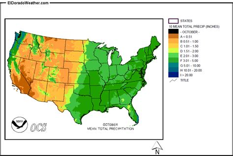 United States Yearly Annual And Monthly Mean Total Precipitation