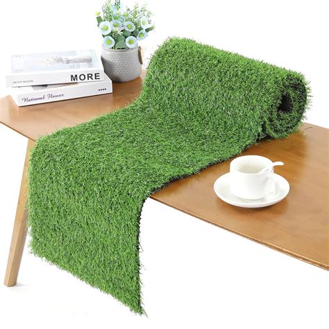 Artificial Grass Table Runners Table Cover Tabletop Decor For Wedding