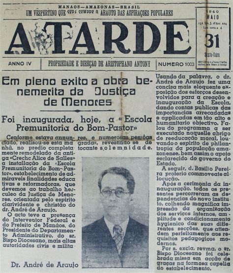 Jornal A Tarde 31/05/1940 | Jornalismo, História, Palavra