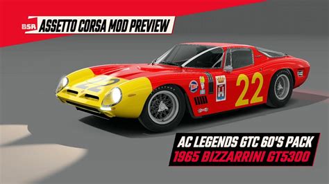 Assetto Corsa Mod Ac Legends Gtc S Pack Bizzarrini Gt Youtube