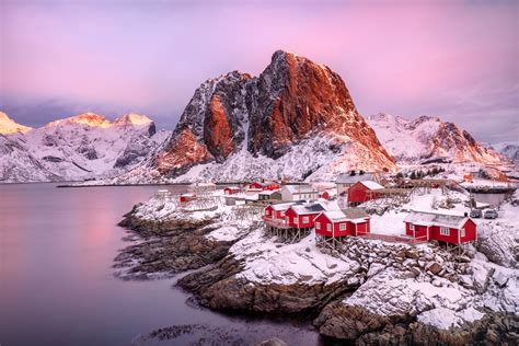 Sunrise Over Hamnoy In The Lofoten Islands Colby Brown Photography