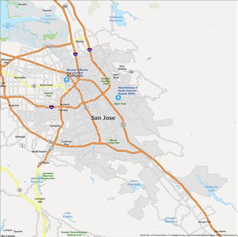 San Jose Zip Code Map Gis Geography