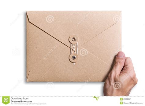 Brown envelope stock image. Image of detail, confidential - 25992597