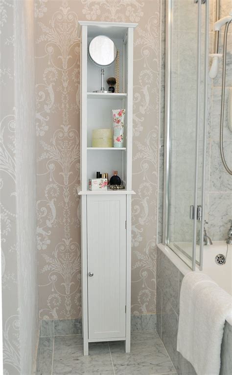 Tall White Shaker Style Bathroom Cabinet Semis Online