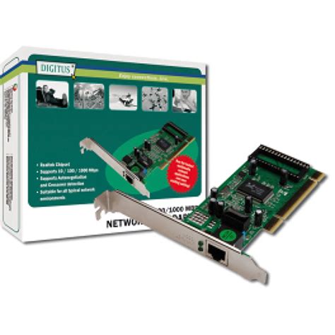 Digitus Gigabit Ethernet Pci Card Adapter 32 Bit Dn 10110