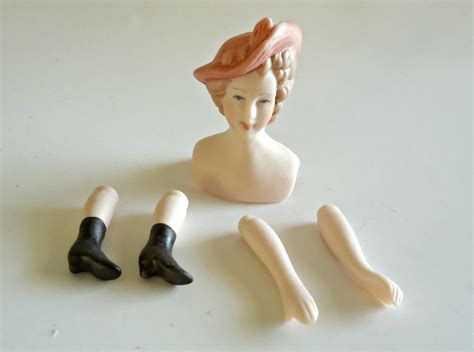 Vintage Porcelain Doll Kit Bisque Swallowhill Dolls 1 Etsy Vintage