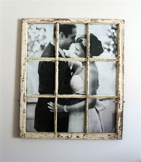 When complete, the glass, picture and backing will be flush with the outer frame. Another DIY Window Frame - The Hamby Home