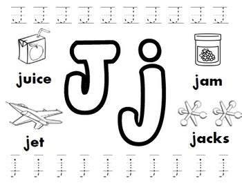 Give your child practice with this fun letter using this letter j coloring page. Letter J Worksheets! by Kindergarten Swag | Teachers Pay ...