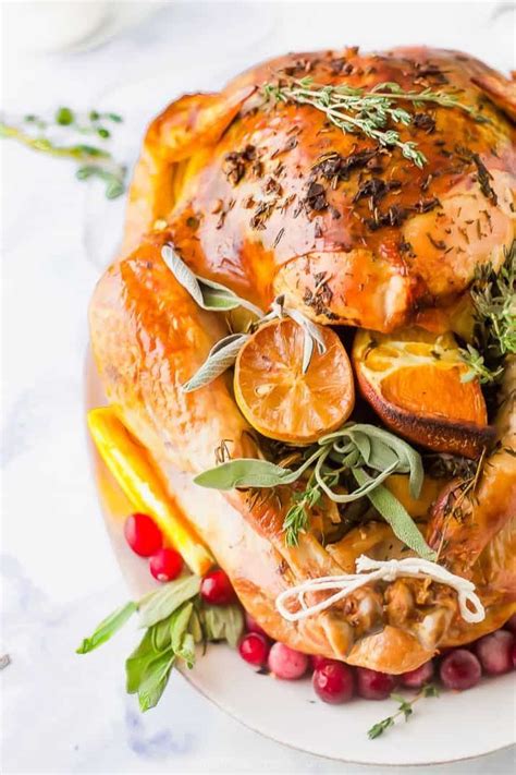 Some types of turkeys simply aren't. The Best Thanksgiving Turkey Recipe slathered with a ...
