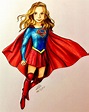 Supergirl Flying by artbox99 on DeviantArt
