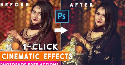1 Click Cinematic Color Grading Effect Photoshop Actions 2020 Free Download