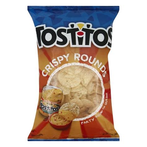 tostitos crispy rounds tortilla chips hy vee aisles online grocery