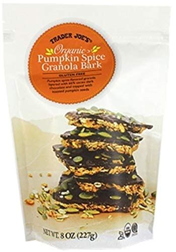 trader joe s organic gluten free pumpkin spice granola bark