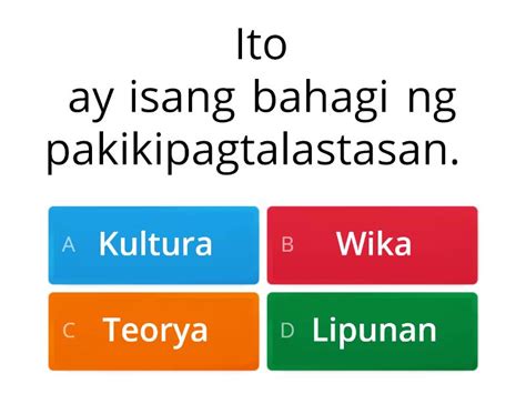 Pagsusulit Sa Aralin Ang Wika Kultura At Lipunan Kviz Hot Sex Picture