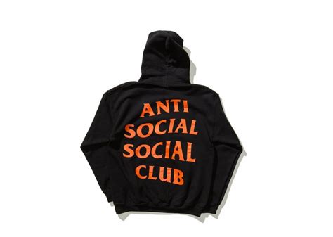 Anti Social Social Club X Undefeated Paranoid Hoodie Black Kickstw