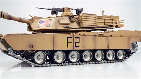 116 Tank Us M1a2 Abrams Xích Full Kim Loại 24g 017