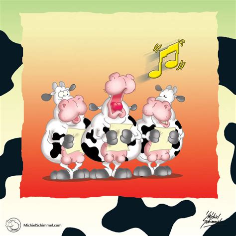 2002 Cows Singing By Rhinus On Deviantart