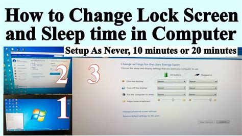 How To Change Computer Sleep Time Change The Time For Computer Go To
