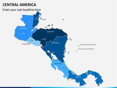 Central America Map Powerpoint Sketchbubble