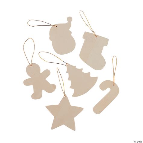 Diy Unfinished Wood Christmas Ornaments