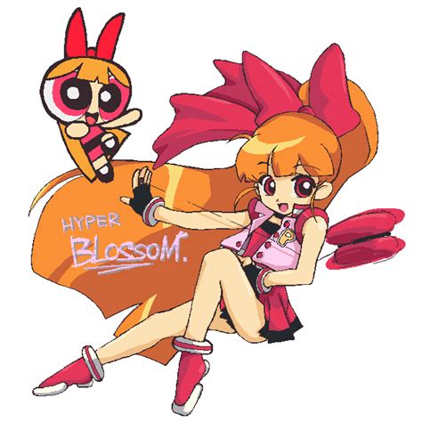 Jojo Akazutsumi Momoko Blossom Ppg Hyper Blossom Cartoon Network Powerpuff Girls
