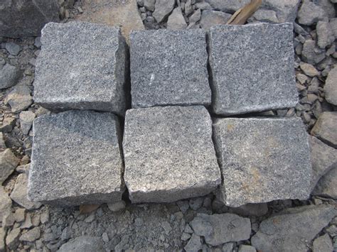Cube Stone Landscaping Stones G654 Natural Granite Cube Stone For