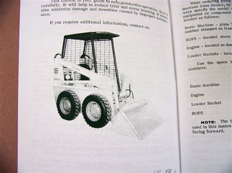 Case 1830 Skid Steer Uni Loader Owner Operators Shop Service Manuals R