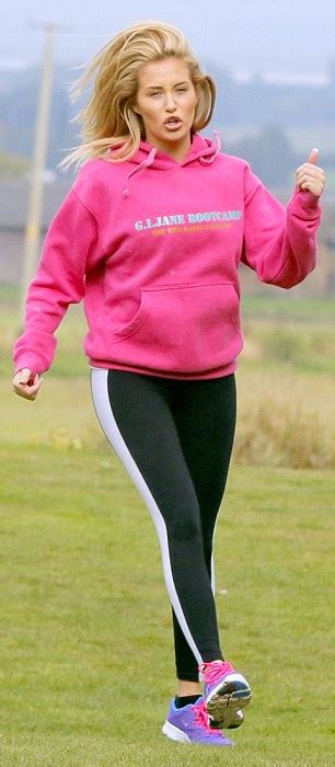 Chloe Goodman Displays Ample Bust And Taut Tummy At Bootcamp Daily