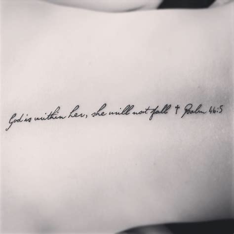 Psalm 465 My New Spine Tattoo Love Tattoos Beautiful Tattoos