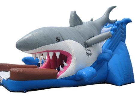 Shark Slide Giant Slides Tons Of Inflatable Fun Shark Giants Slides
