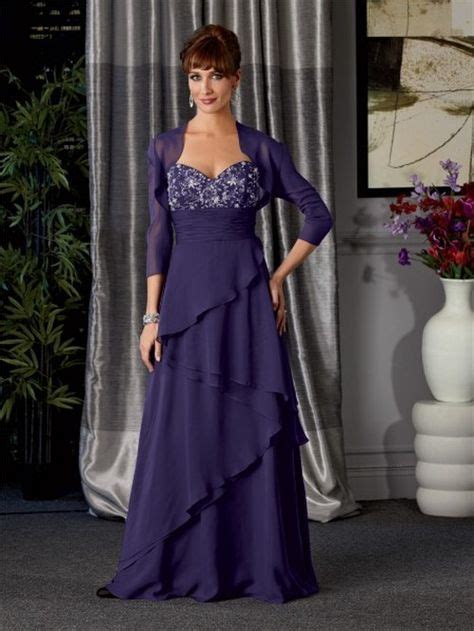 Mother Of The Groom Dresses With Jackets Long Royal Blue Chiffon