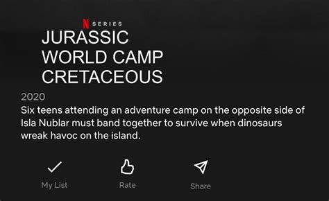 Jurassic World Camp Cretaceous Just Saw This Netflix