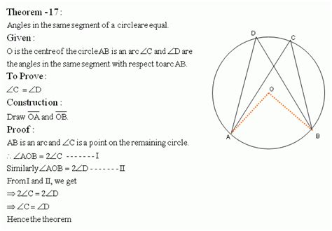 Theorem Xvii High School Mathematics Kwiznet Mathscienceenglish