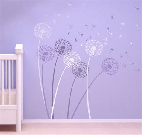 Dandelion Wall Stencil Wall Art Stencil Instead Of Decals Etsy