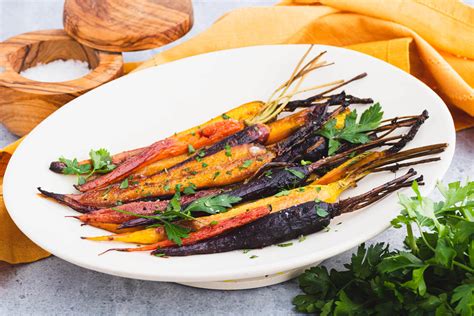 Maple Balsamic Roasted Carrots Dish N The Kitchen
