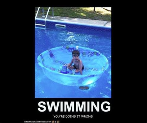 Swimming Youre Doing It Wrong Fridayfunny Islandpools Funny