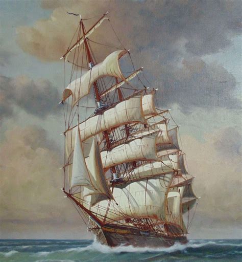 Free Photo Tall Ship Painting Adventure Transport Sail Free Download Jooinn