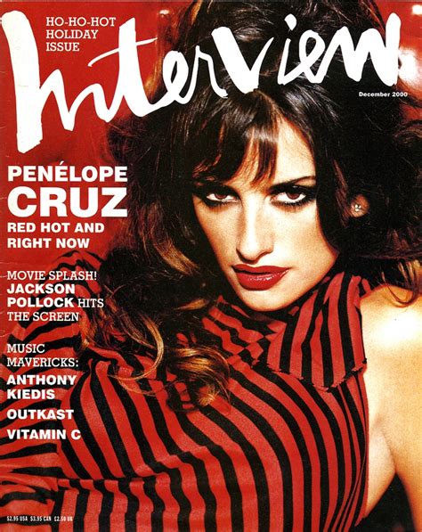 Penélope Cruz Interview Magazine 2000 Penelope Cruz Penelope Interview