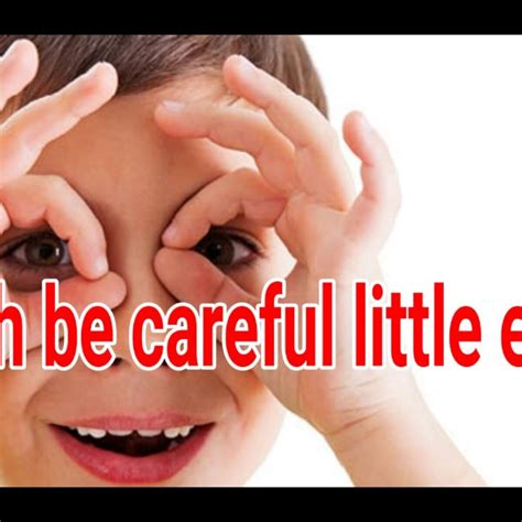 Oh Be Careful Little Ears What You Hear ~ Blog 180 Ministries