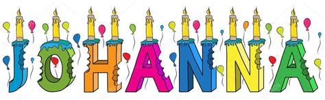 Comments and insights on the name johnna personal experiences with the name johnna nicknames for johnna. Johanna female first name bitten colorful 3d lettering ...