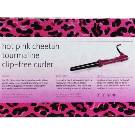 Amika Cheetah Tourmaline Conical Curling Iron My Haircare And Beauty