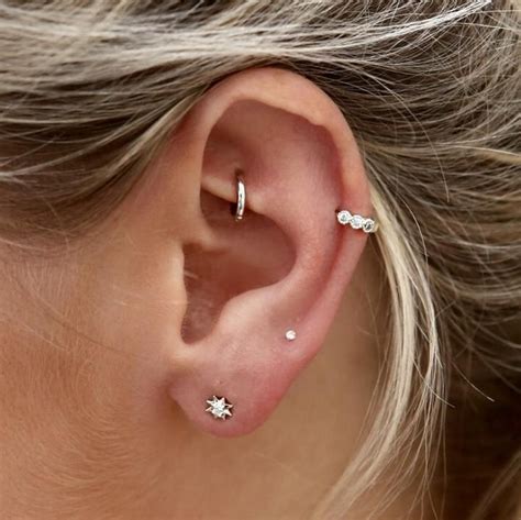 Pin By Laura Bond On Curated Ears Crystal Stud Earings Piercings