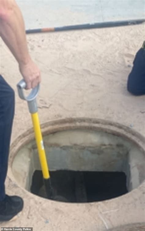 Woman Is Rescued From A Manhole In Texas After She Was Trapped There