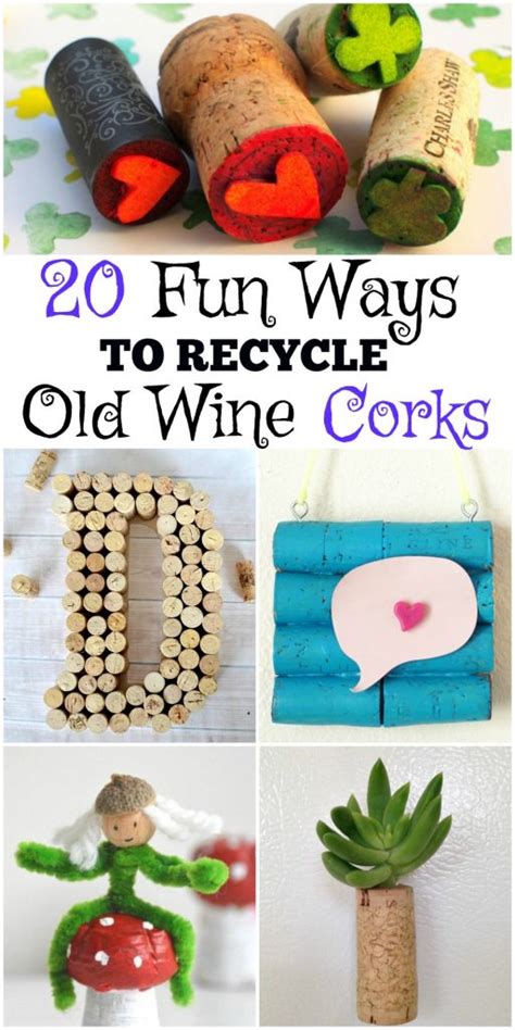 20 Fun Ways To Recycle Old Wine Corks Crafts My Traveling Roads