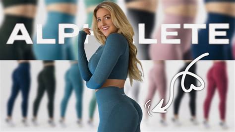The Most Flattering Legging Ever Alphalete Amplify Review Youtube