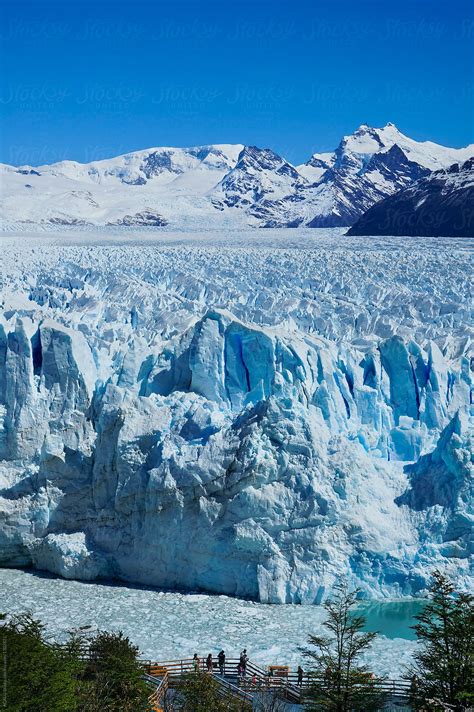 Aerial View Of The Perito Moreno Glacier Patagonia Argentina By