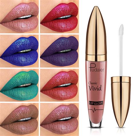 Sexysheep Hot Glitter Lips Lipstick Women Brand Makeup
