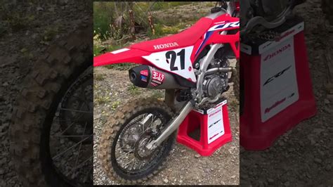 2021 Crf450r Yoshimura Rs 12 Exhaust First Start Youtube