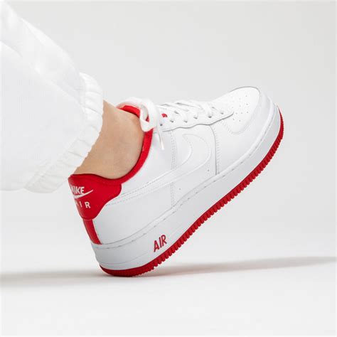 Nike Air Force 1 Low Gs Whiteuniversity Red Available Now Dailysole